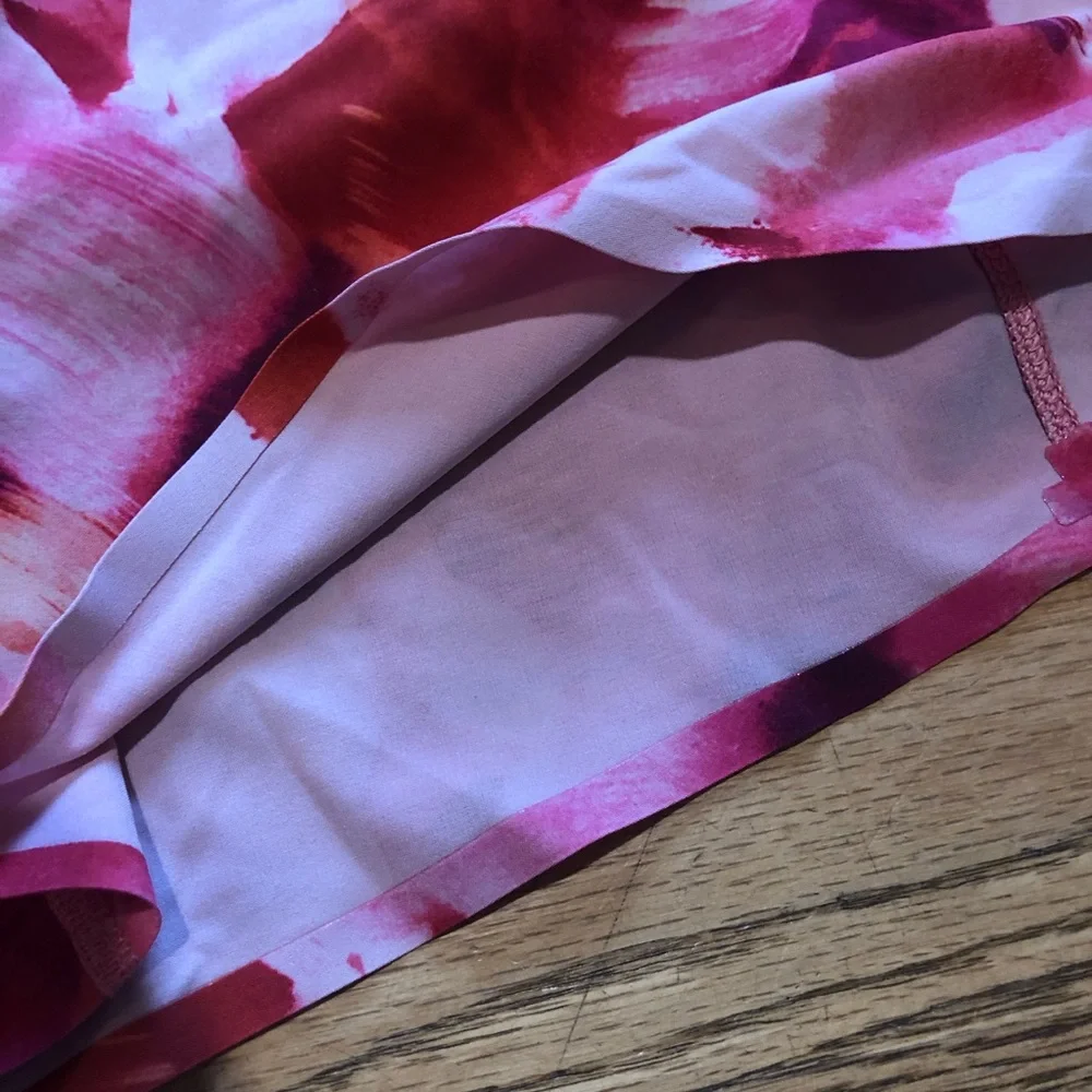 Athleta Run With It Shorts Pink Floral